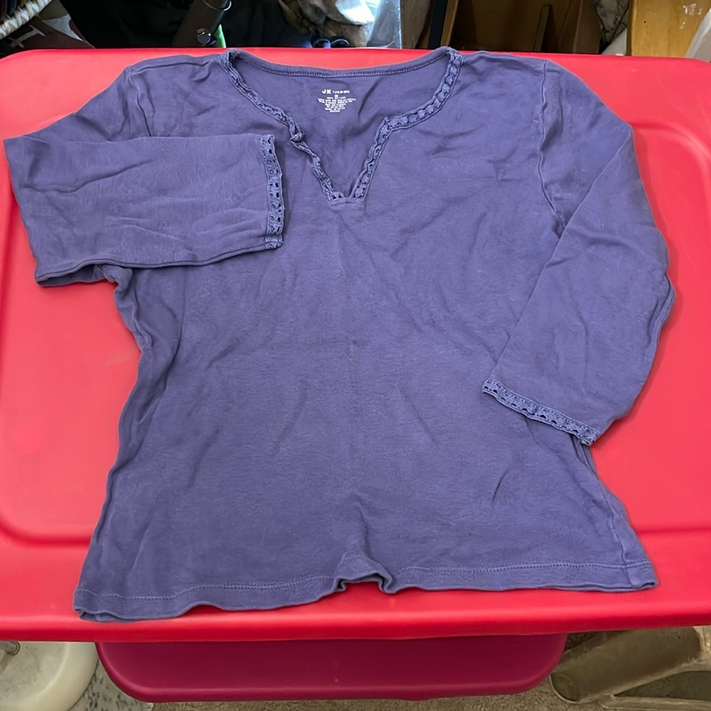 SOLD-Free with purchase- purple chill top